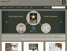 Tablet Screenshot of march2success.com